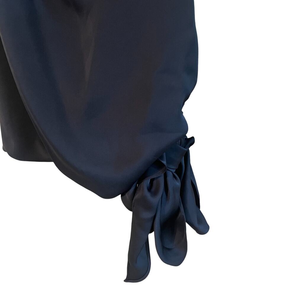 NEW NEVER WORN Ramy Brook One-Shoulder Navy Mini Dress - Picture 5 of 9